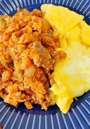 豆腐とオートミールのオムライス-レシピのメイン写真