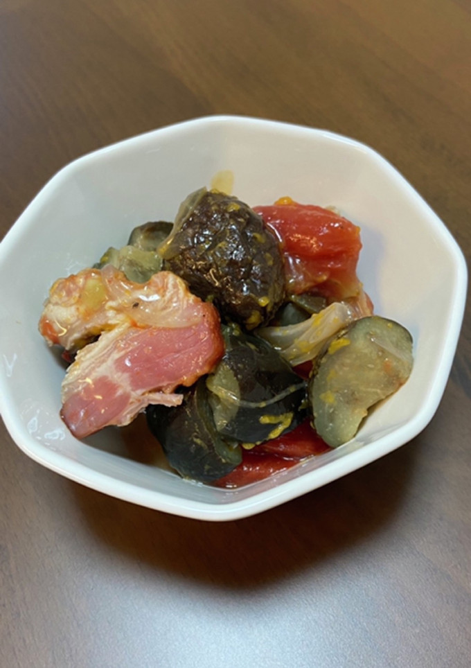 なすとトマトの煮込み-レシピのメイン写真