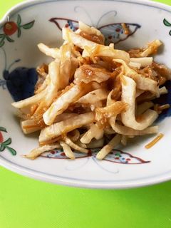 なめ茸とバラ肉大根炒め-レシピのメイン写真