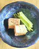 旬の味！簡単！厚揚げとさつま芋の茎の煮物