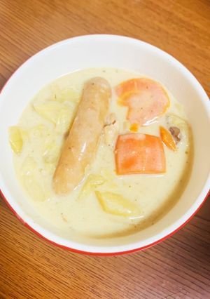 あったかホワイトシチュー(ルーなし)-レシピのメイン写真