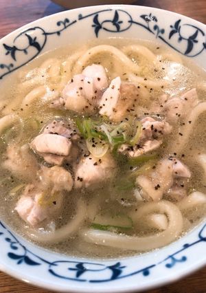 出汁取り不要の鶏塩うどん-レシピのメイン写真