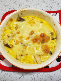 超簡単!エリンギたっぷり豆腐グラタン-レシピのメイン写真
