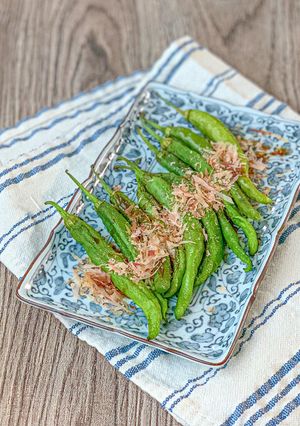 伏見唐辛子を味わう食べ方♪時短・おつまみ-レシピのメイン写真