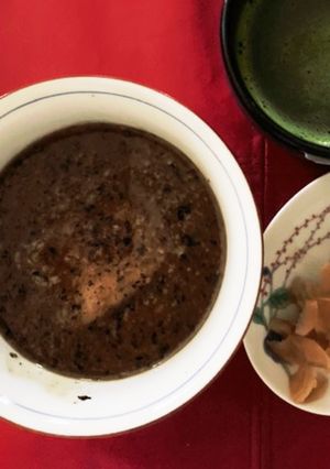 砂糖不使用!黒千石大豆甘酒おしるこ-レシピのメイン写真