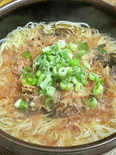 塩昆布とかつお節で煮麺-レシピのメイン写真