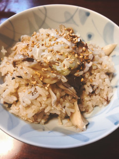 鯖缶と舞茸の炊込み御飯-レシピのメイン写真