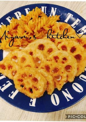 レンコンの唐揚げ♡-レシピのメイン写真