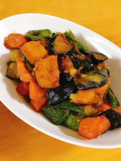 夏野菜の甘味噌炒め-レシピのメイン写真