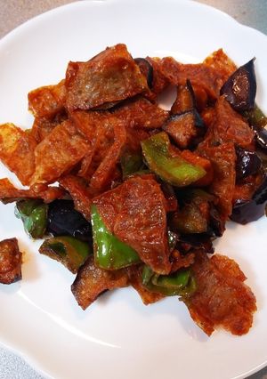 こんにゃくと野菜のケチャップ炒め-レシピのメイン写真