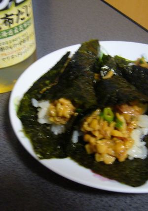 シンプルに納豆巻き☆でも中華風-レシピのメイン写真