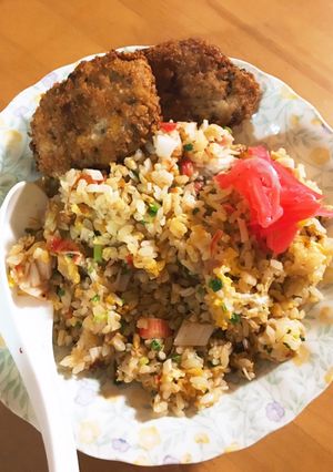 簡単カニチャーハン-レシピのメイン写真