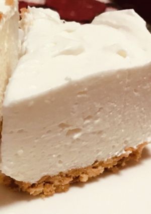 簡単ふわふわレアチーズケーキ(小さめ)-レシピのメイン写真