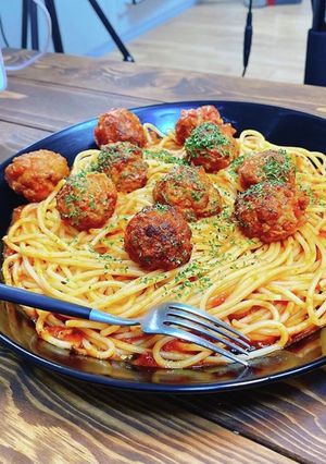 ミートボールパスタ〜カリオストロの城〜-レシピのメイン写真