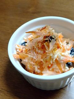 人参とお豆の白和えサラダ-レシピのメイン写真