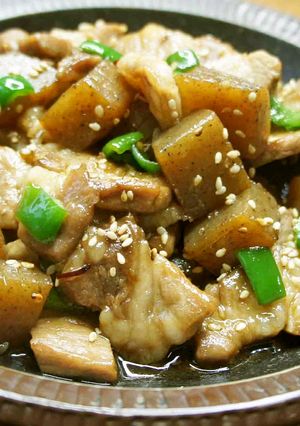 豚とこんにゃくの炒め物-レシピのメイン写真