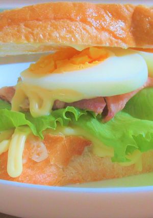 ローストポークのチーズバゲットサンド-レシピのメイン写真