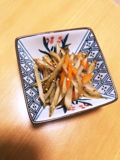 きんぴらごぼう-レシピのメイン写真