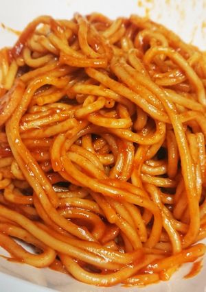 なんちゃってトマトソース風パスタ-レシピのメイン写真