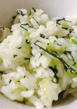 我が家の(小松)菜飯-レシピのメイン写真