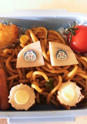 幼稚園お弁当 男の子 焼きそば-レシピのメイン写真