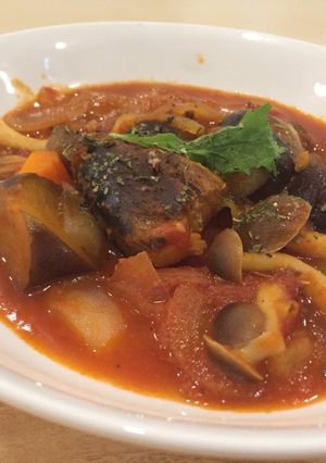 サバのトマト煮込み-レシピのメイン写真