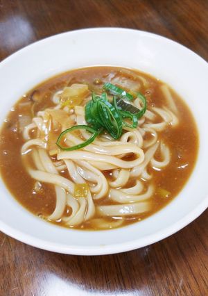 簡単！味噌汁リメイク☆カレーうどん☆-レシピのメイン写真