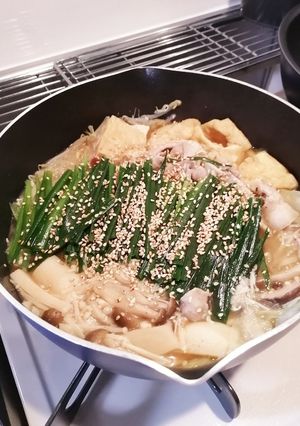 もつ鍋風豚バラ鍋-レシピのメイン写真