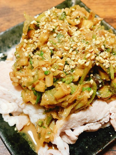 香味野菜の胡麻ぽん酢豚しゃぶ-レシピのメイン写真