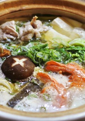 ごま油薫る白だし鍋-レシピのメイン写真