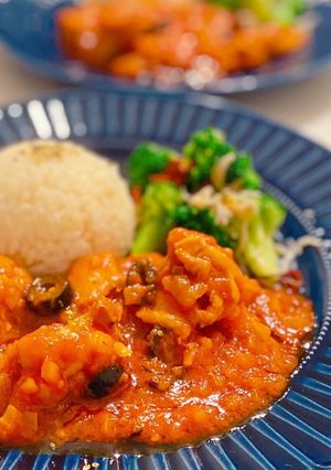 チキンのトマト煮込み-レシピのメイン写真