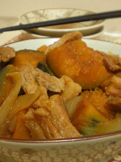 ◇ノンオイル♪フライパンで肉カボチャ◇-レシピのメイン写真