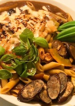 家島えびカレー焼きチーズペンネ小豆島野菜-レシピのメイン写真