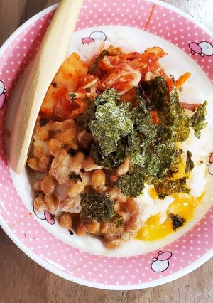 簡単ごはん♪キムチ納豆丼♪-レシピのメイン写真