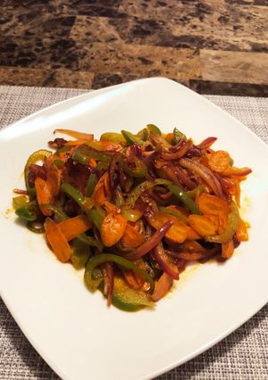 【減塩】ナポリタン風野菜炒め-レシピのメイン写真