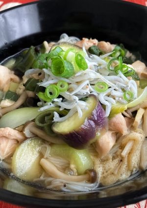 あったまる〜♡野菜たっぷりにゅうめん-レシピのメイン写真