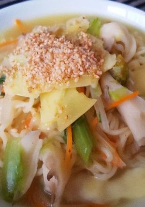 サラダで塩ラーメン チーズのせ-レシピのメイン写真