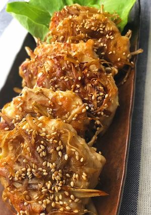 ごぼう香る☆鶏つくねハンバーグ-レシピのメイン写真