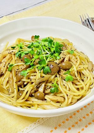 マヨ醤油のきのこパスタ！-レシピのメイン写真