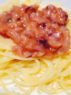 イカの塩辛のクリームパスタ-レシピのメイン写真