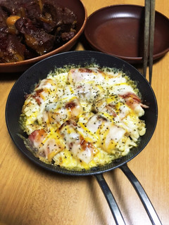 えのきベーコンのチーズ焼き*ハチミツかけ-レシピのメイン写真
