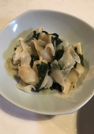 赤瓜(モウイ)のわかめマヨ醤油サラダ-レシピのメイン写真