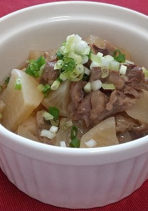 【リメイクレシピ】牛スジと大根の煮物-レシピのメイン写真