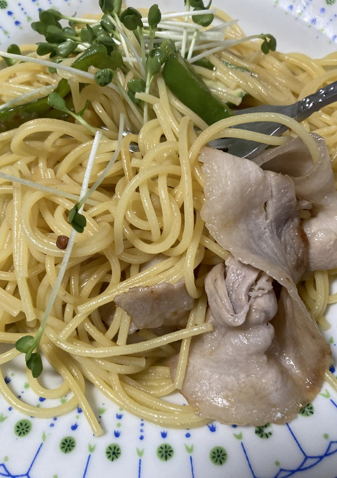 和風　豚シシトウパスタ-レシピのメイン写真