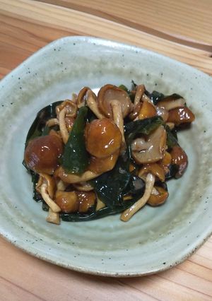 なめことわかめの和え物-レシピのメイン写真