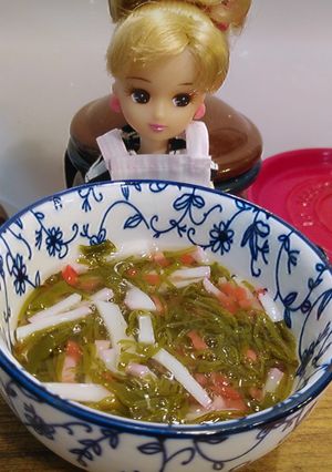 リカちゃん♡めがぶの酢の物(紅生姜味)-レシピのメイン写真
