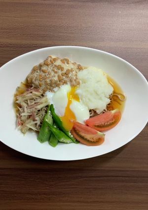 薬味たっぷり納豆ネバネバそば-レシピのメイン写真