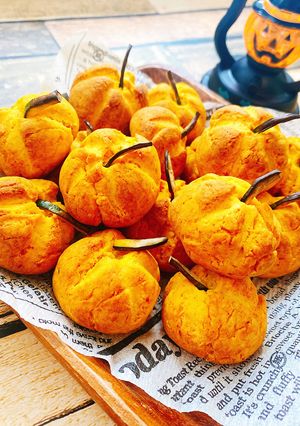 HMで簡単！ハロウィン☆かぼちゃクッキー-レシピのメイン写真