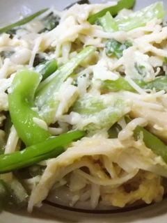 レンジでえのきだけと小松菜の卵とじ-レシピのメイン写真