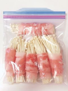 【下味冷凍】えのきの豚肉巻き-レシピのメイン写真